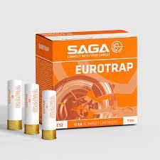Saga shotgun ammunition 12ga 7.5 28gr eurotrap 250pcs