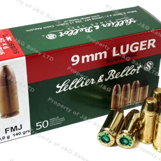 S&b amm 9mm subsonic (50)