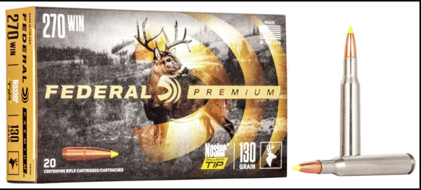 Federal 270 130gr nosler bal tip