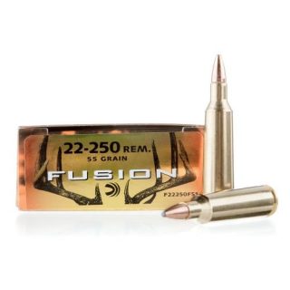 Federal 22-250 55gr fusion