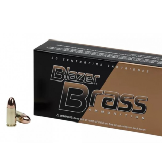 Blazer ammo 9mm 115gr fmj (50)