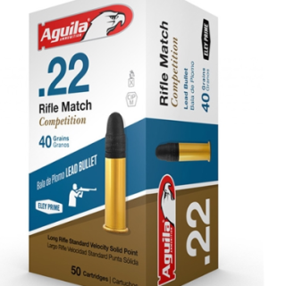 Aguila amm .22lr 40gr rifle match (50)