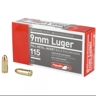 Aguila amm 9mmp 115 gr fmj (50)