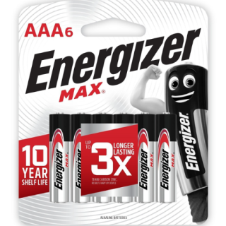 Energizer max : aaa-6pck