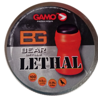 Gamo pellets 4.5mm bear grylls lethal (100)