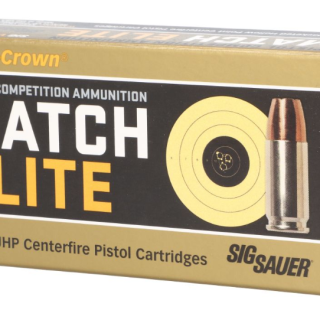 Sig sauer ammo 9mm 115gr elite v-crown