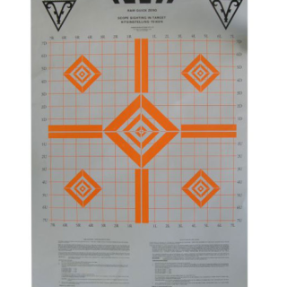 Ram target scope zero targets (3) orange