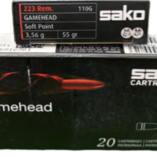 Sako amm 223 sp 55gr gh ammo